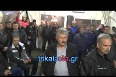 Οι Τρικαλινοί αγρότες μοίρασαν μανέστρα στους οδηγούς... [video]