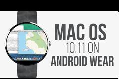 Το OS X El Capitan τρέχει σε ένα  Moto 360