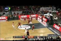 ΤΑ HIGHLIGHTS ΤΟΥ ΜΠΑΜΠΕΡΓΚ - ΟΛΥΜΠΙΑΚΟΣ 72-71 (8λεπτο ΒΙΝΤΕΟ)