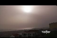 Αμμοθύελλα στη Θεσσαλονίκη [video]