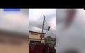 Σοκ! Ήθελε να κάνει αναπαράσταση τη Σταύρωση του Χριστού και... κατέληξε στο κενό [video]