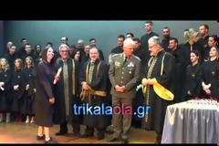 Παρουσία του Επιτελάρχη της 1ης Στρατιάς Υπτγου Δημ. Μπίκου η τελετή αποφοίτησης στο ΤΕΦΑΑ Τρικάλων