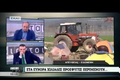 Απίστευτο! Αγρότης μπήκε με το τρακτέρ εκεί που είναι οι σκηνές των προσφύγων στην Ειδομένη... [video]