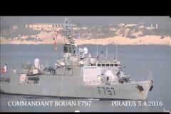 Στο λιμάνι του Πειραιά το COMMANDANT BOUAN F797