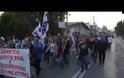 Καπνογόνα και συνθήματα στην υποδοχή της πορείας του Δήμου Πατρέων για την ανεργία στην Ελευσίνα - Τελικός προορισμός σήμερα το Σύνταγμα