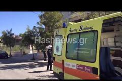 Κρήτη: Γυναίκα απειλούσε να πέσει από σπίτι στα Χανιά [video]