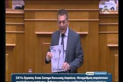 Η ομιλία του Γιάννη Βρούτση στη Βουλή για το Ασφαλιστικό [video]