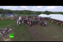 Μεσαιωνικό ρωσικό υπερόπλο κατάρριψης DRONES! [video]