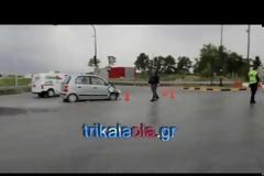 Σοβαρό τροχαίο ατύχημα στη διασταύρωση Γόμφων-Πύλης-Περιφερειακό [video]
