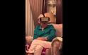 Επική αντίδραση γιαγιάς που δοκιμάζει virtual reality! [video]