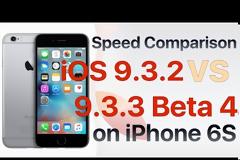 IOS 9.3.2 ενάντια στο IOS 9.3.3 beta 4