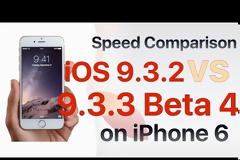 IOS 9.3.2 ενάντια στο IOS 9.3.3 beta 4
