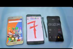 Συγκριτικό τεστ αντοχής στο νερό μεταξύ iPhone 6S Samsung Galaxy Note 7 και Galaxy S7