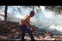 Μάχη με τις φλόγες δίνουν εναέριες και επίγειες πυροσβεστικές δυνάμεις στη βόρεια Χίο [video]