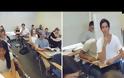 Ο μαθητής που έσπασε όλα τα ρεκόρ χαζομάρας για να κοιμηθεί στο μάθημα - Δείτε το βίντεο που έγινε viral