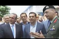 Η συνάντηση του Πρωθυπουργού με τον Διοικητή του Γ'ΣΣ Αντγο Αλκιβιάδη Στεφανή