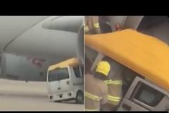 Βανάκι «καρφώθηκε» σε αεροπλάνο στο αεροδρόμιο του Χονγκ Κονγκ