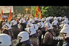 ΔΕΘ 2016 - Πρόσωπο με πρόσωπο διαδηλωτές και ΜΑΤ [video]