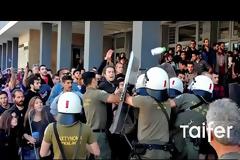 Ξύλο και συλλήψεις για τους πλειστηριασμούς στη Θεσσαλονίκη [video]