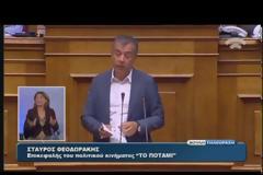 ΒΟΛΕΣ ΣΤ. ΘΕΟΔΩΡΑΚΗ ΚΑΤΑ ΑΛ. ΤΣΙΠΡΑ ΓΙΑ «ΛΑΣΠΗ ΚΑΙ ΤΡΟΛ ΜΕ ΣΤΟΧΟ ΤΟ ''ΠΟΤΑΜΙ''»