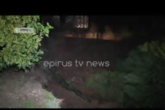 Ιωάννινα: Άνοιξε Η Γη σε παράδρομο της Ε.Ο Ιωαννίνων Αρτας [video]