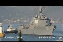 USS Mason: Το αμερικανικό αντιτορπιλικό στο λιμάνι του Πειραιά [video]