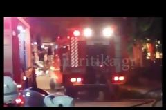 Έκρηξη σε πιτσαρία κινητοποίησε την πυροσβεστική - Αναστάτωση στο κέντρο των Χανίων
