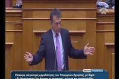 Ομιλία Γ. Βρούτση στη βουλή σε επίκαιρη επερώτηση για το Ασφαλιστικό