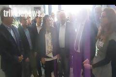 Προσευχήθηκε στην Ιερά Μονή του Αγίου Στεφάνου στα Μετέωρα η Όλγα Κεφαλογιάννη [video]