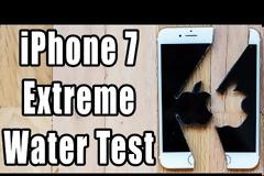 Τι γίνετε όταν το iPhone 7 δεχθεί νεροβολη με 4.000 ατμόσφαιρες?