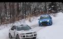 Focus RS δρόμου vs αγωνιστικού Impreza στο χιόνι [video]