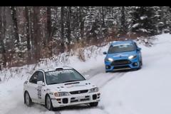 Focus RS δρόμου vs αγωνιστικού Impreza στο χιόνι [video]