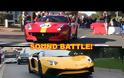 Ferrari F12 tdf vs Lamborghini Aventador SV: Ποια ακούγεται καλύτερα; [video]