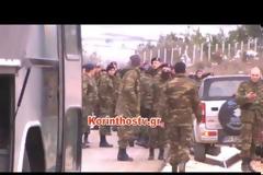 Βίντεο και φωτό από τη φωτιά στο λεωφορείο που μετέφερε 45 άτομα από τη ΣΣΕ