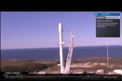 Επιτυχής εκτόξευση του πυραύλου Falcon 9 για τη SpaceX [video]