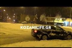 Το έστρωσε για τα καλά στην Κοζάνη τα ξημερώματα της Πέμπτης! Δείτε βίντεο από την ισχυρή χιονόπτωση
