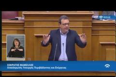 ΣΩΚΡ. ΦΑΜΕΛΛΟΣ: ΣΑΣ ΕΠΙΑΣΕ ΣΤΑ ΠΡΑΣΑ Η ΕΞΕΤΑΣΤΙΚΗ