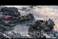 ΧΙΟΣ: Αφγανοί πυρπόλησαν τη σκηνή Μαροκινών στη Σούδα [video]