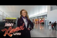 Ο Jimmy Kimmel τρολάρει το περιστατικό με τον «σηκωτό» επιβάτη σε πτήση