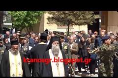 Ράγισαν καρδιές στην κηδεία του άτυχου ταγματάρχη Δημοσθένη Γούλα