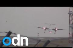 ΤΡΟΜΟΣ σε προσγείωση αεροσκάφους εξαιτίας των ανέμων [video]