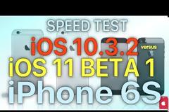 Δείτε το ios 11 εναντίον του ios 10 συγκριτικό σε ταχύτητα