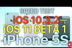 Δείτε το ios 11 εναντίον του ios 10 συγκριτικό σε ταχύτητα