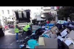 Πάτρα - Τώρα: Αποκομιδή σκουπιδιών και ψεκασμοί κατ εξαίρεση από τους απεργούς [phots+video]
