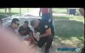 Συγκλονιστικό βίντεο: Αστυνομικός της ομάδας «Ζ» σώζει τη ζωή μαχαιρωμένου άντρα