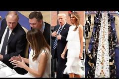 Δείπνο G20: Μελάνια - Μπριζίτ σε «στρατηγικές» θέσεις με αριστοκρατικές δημιουργίες