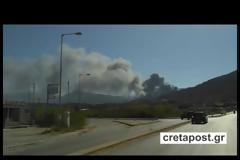 Κρήτη: Στάχτη και αποκαΐδια το εργοστάσιο στην Τύλισο [photos+video]