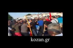 Κοζάνη: Άγρια επεισόδια παρουσία Τσίπρα  Ξύλο αστυνομικών - συγκεντρωμένων και φέρετρα [video]