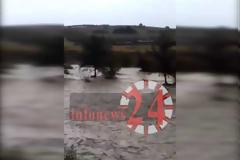 Ζημιές από την χθεσινή ισχυρή βροχόπτωση στις Σέρρες [video]