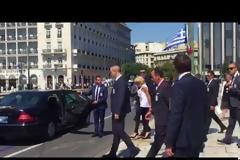 ΜΑΚΡΟΝ-Η άφιξη στην Αθήνα και η συνάντηση με τον Παυλόπουλο